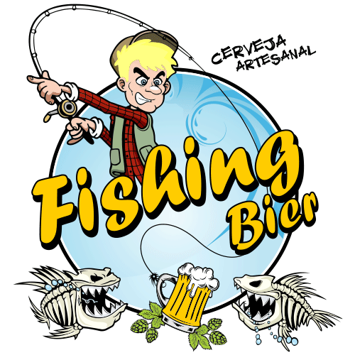 logo da cervejaria fishing bier