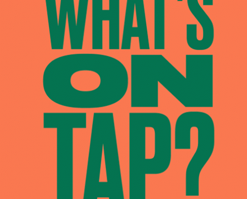 logo da cervejaria what's on tap