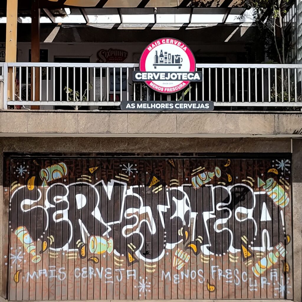 Fachada da Cervejoteca, a cervejaria mais antiga e tradicional de São Paulo, na Vila Mariana